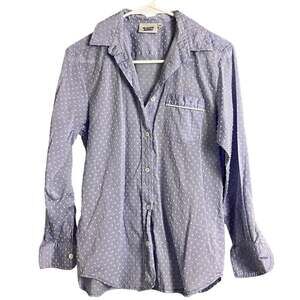 Sleepy Jones 100% Cotton Sleep Shirt Lilac Women's Size XS Sleepwear Loungewear